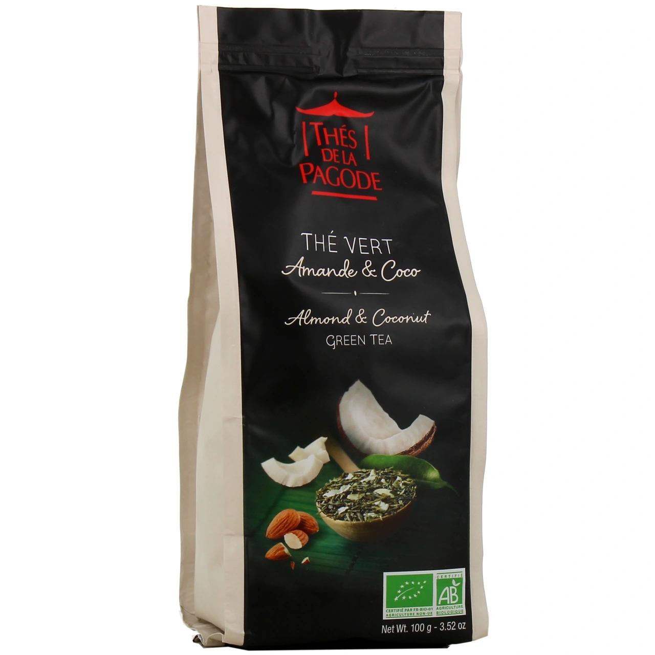 Thés de la Pagode Thé Vert Amande Coco Bio - Thés de la Pagode