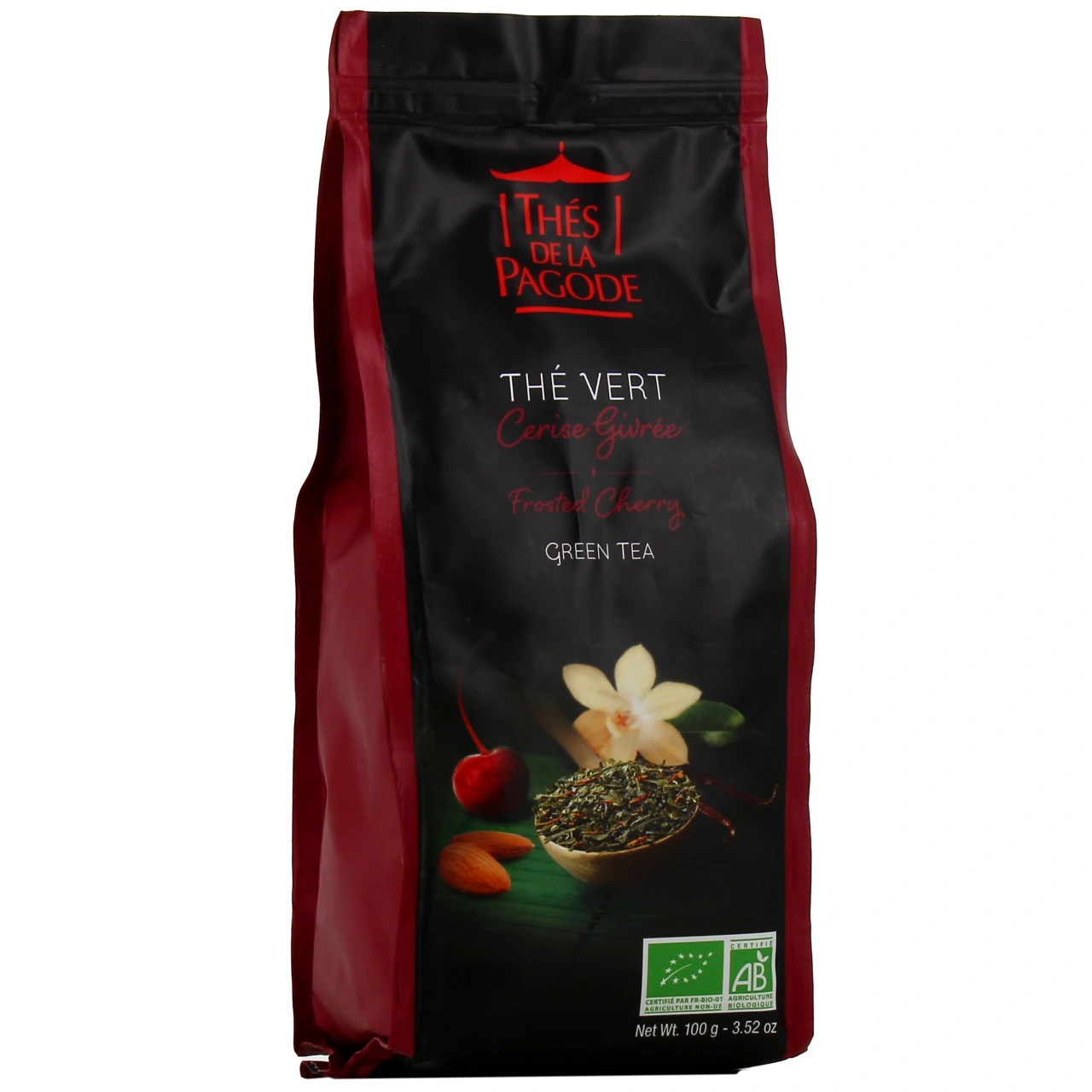 Thés de la Pagode Thé Vert Cerise Givrée Bio - Thés de la Pagode