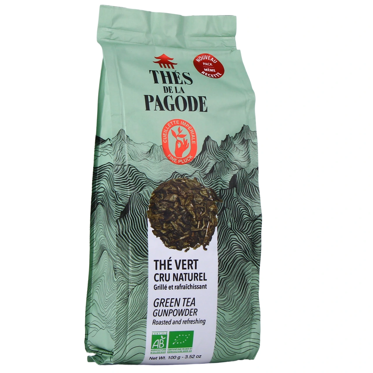 Thés de la Pagode Thé Vert Cru Naturel Bio - Thés de la Pagode