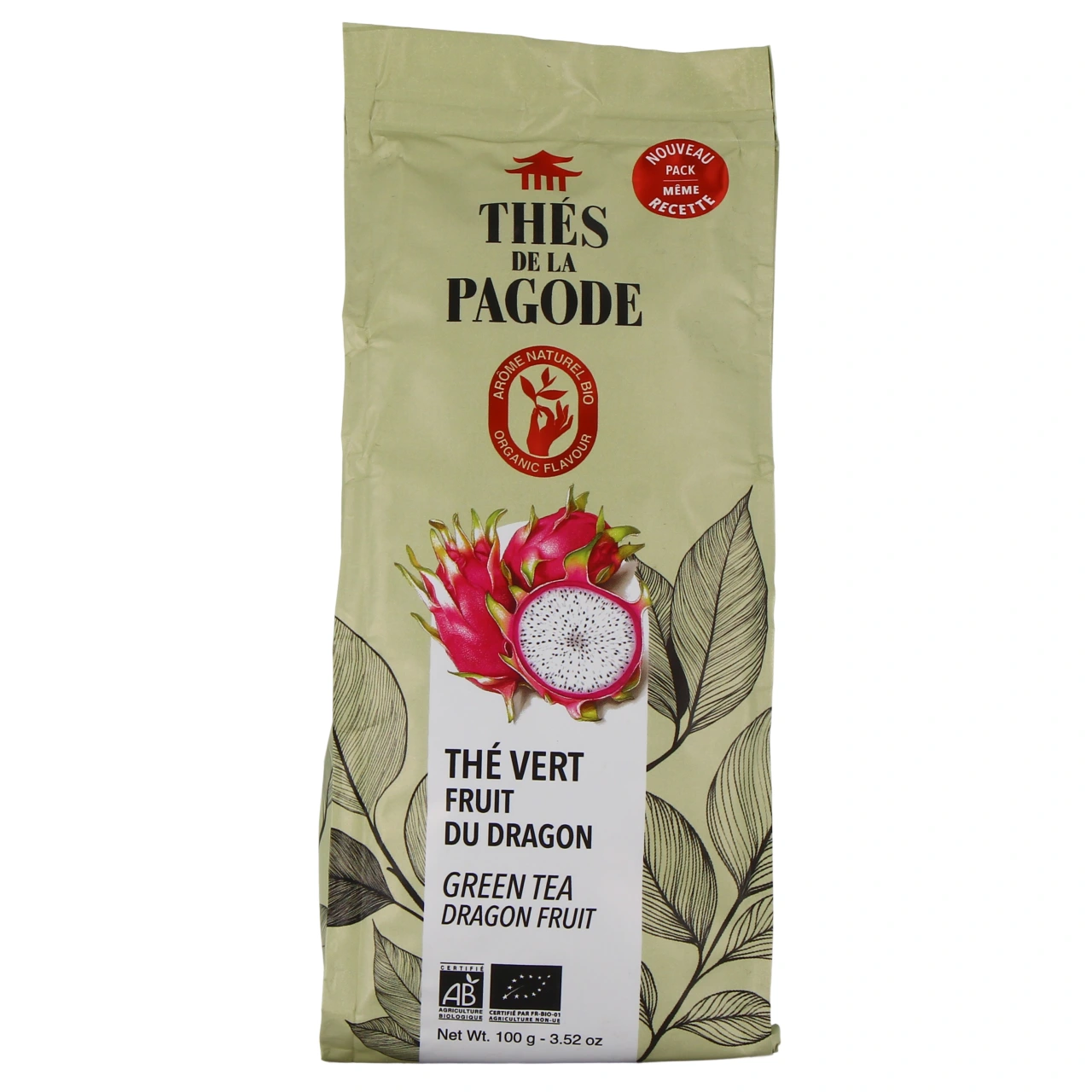 Thés de la Pagode Thé Vert du Dragon Bio - Thés de la Pagode