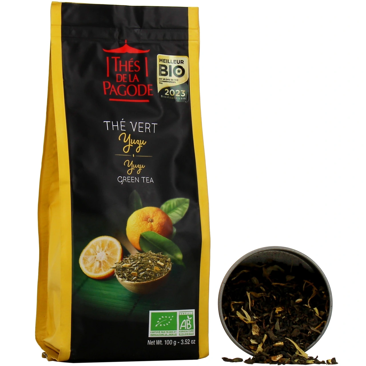 Thés de la Pagode Thé Vert Yuzu Bio - Vue 4
