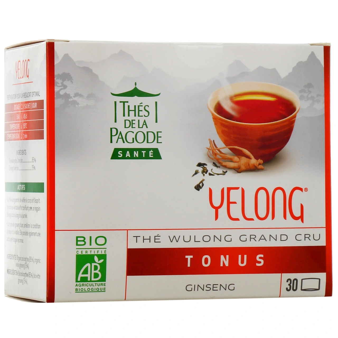 Thés de la Pagode Yelong Vitalité Bio - Thés de la Pagode