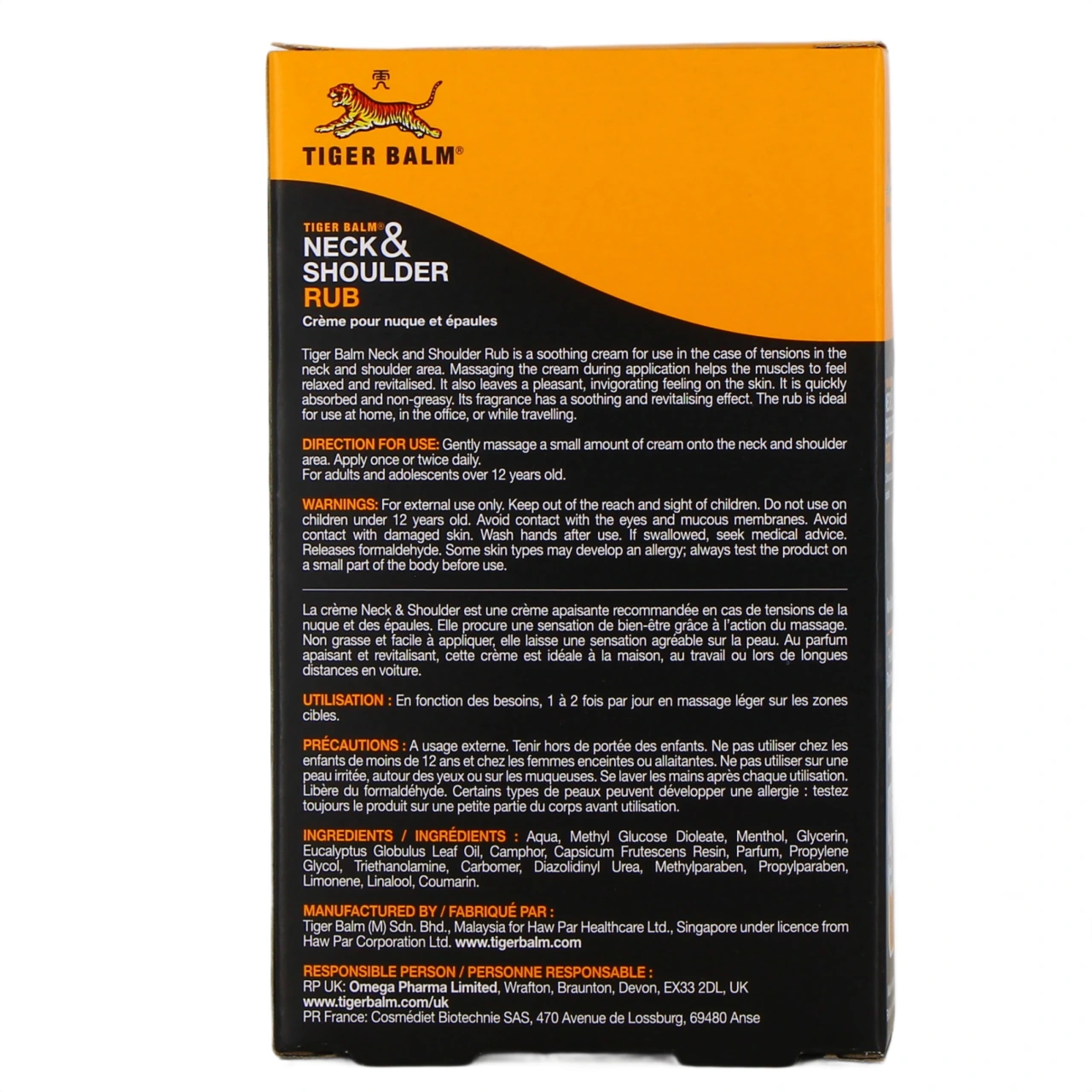 Tiger Balm Crème Nuque & Épaules - Vue 3