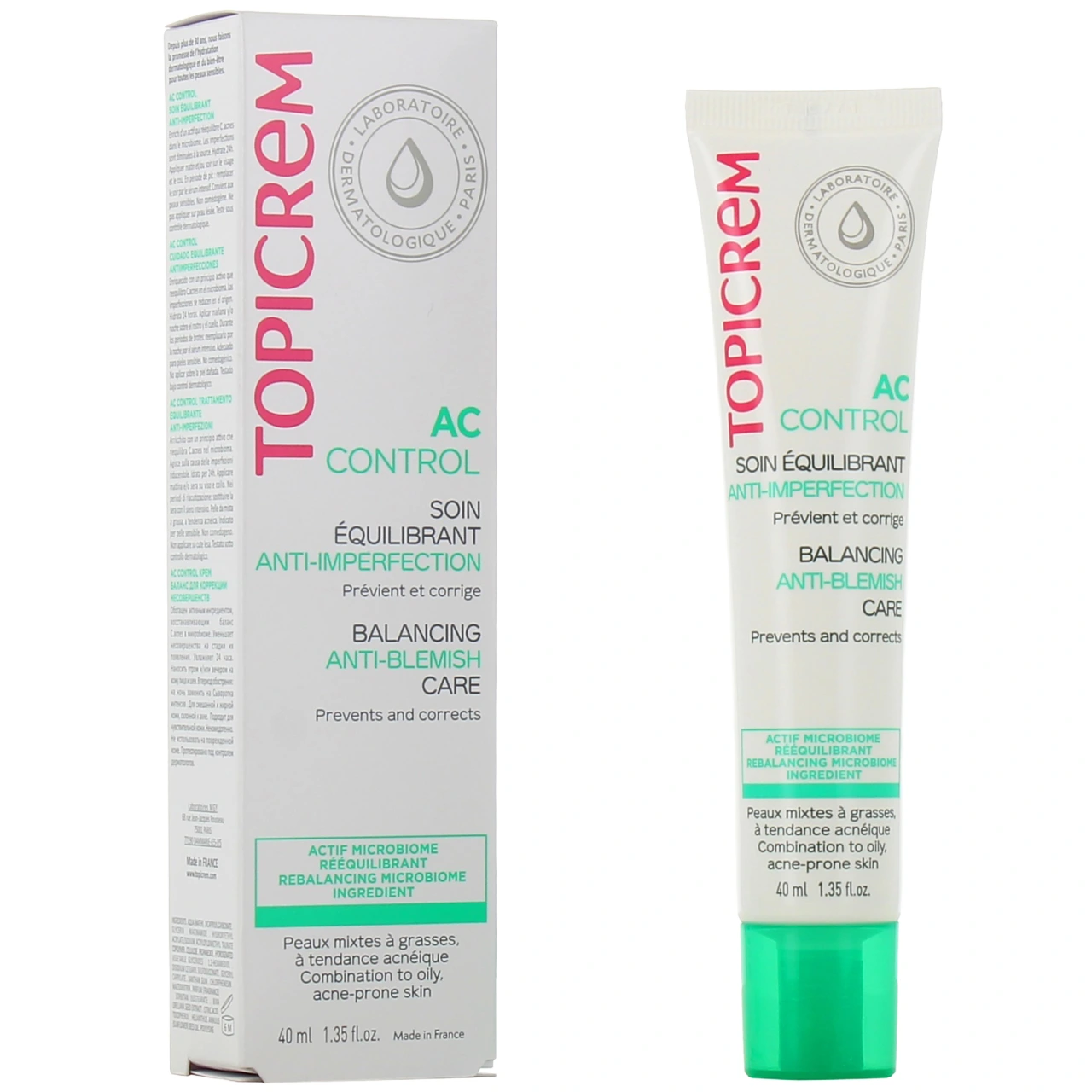 Topicrem AC Control Soin Equilibrant Anti-Imperfection - Topicrem