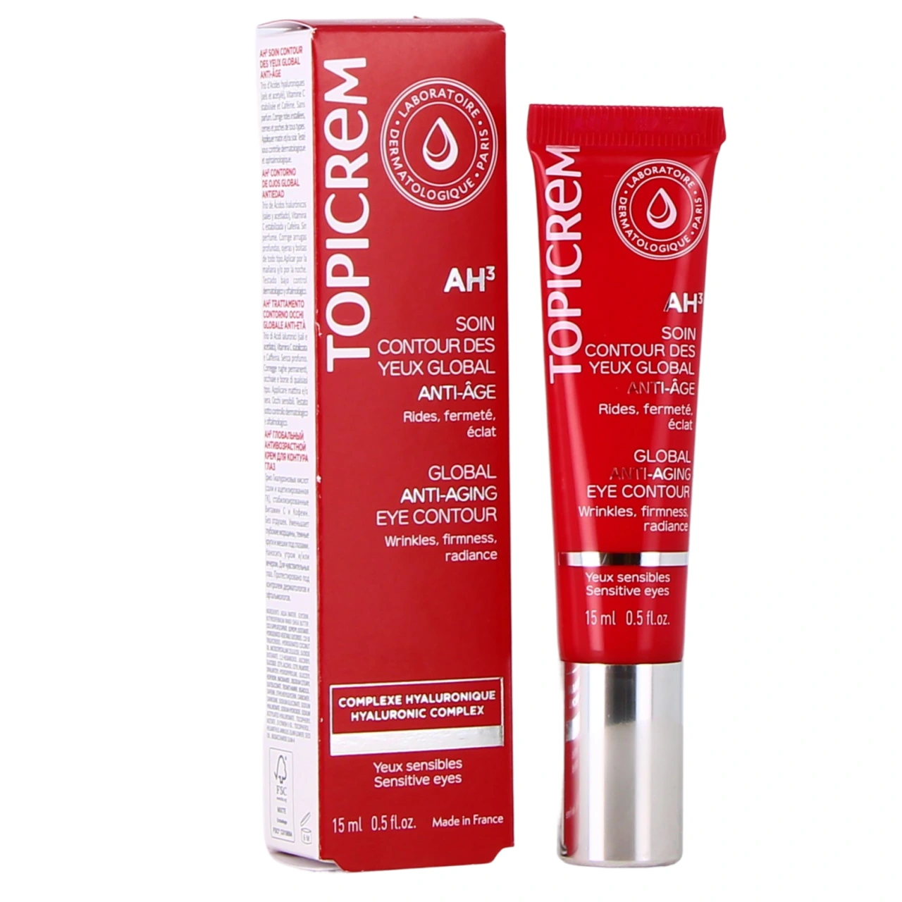 Topicrem AH3 Soin Contour des Yeux Global Anti-Age - Topicrem