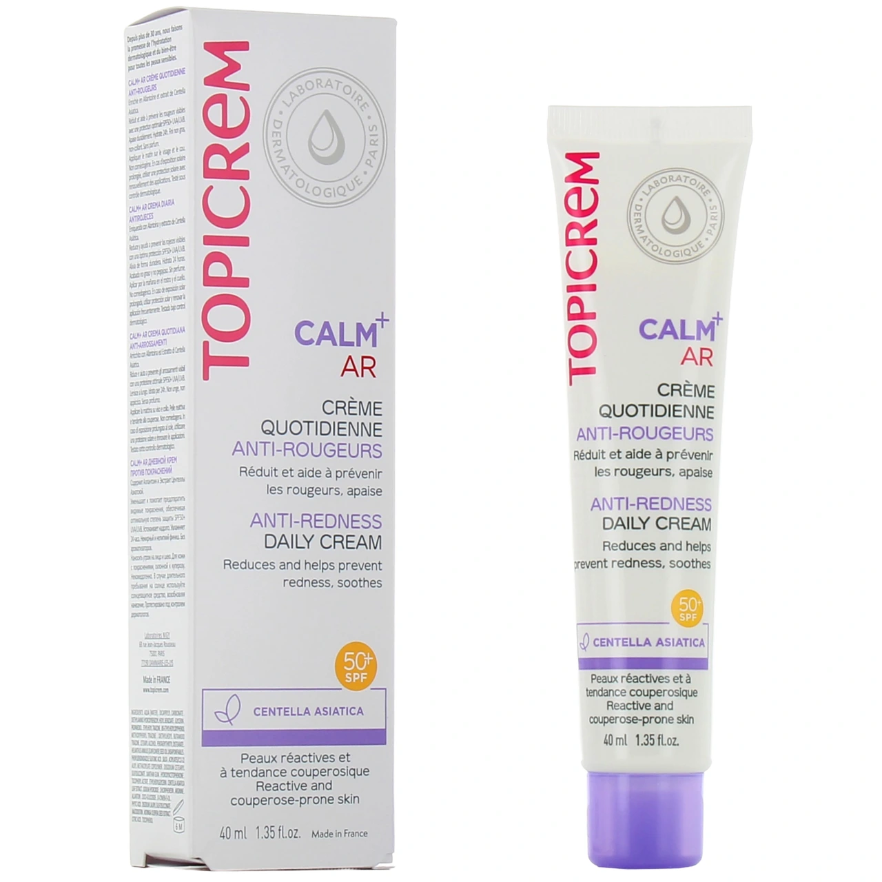 Topicrem Calm+ AR Crème Quotidienne Anti-Rougeurs - Topicrem