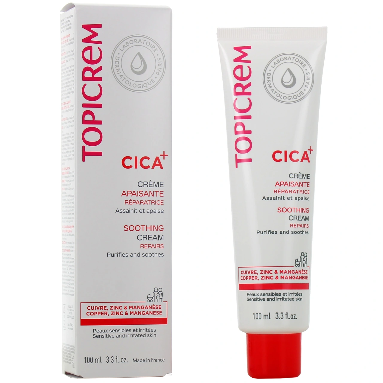 Topicrem Cica Crème Apaisante Réparatrice - Topicrem