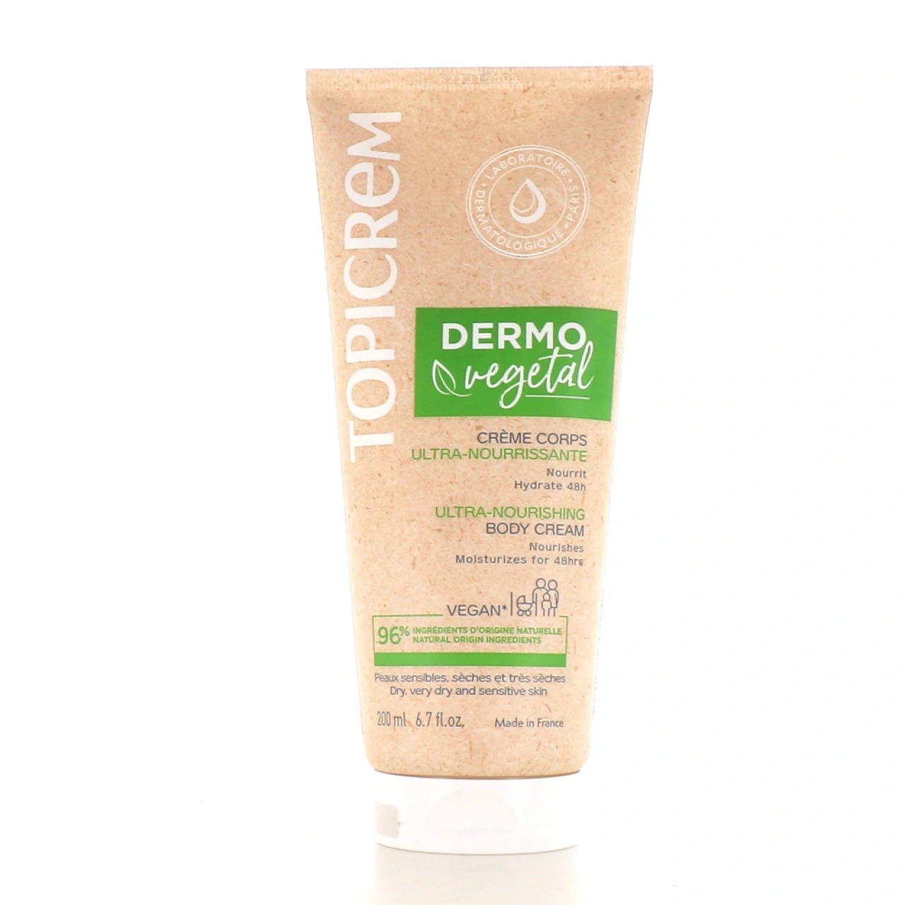 Topicrem Dermo Végétal Crème Corps Ultra-Nourrissante - Topicrem