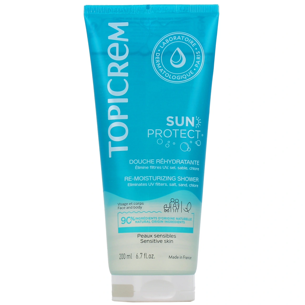 Topicrem Sun Protect Douche Réhydratante - Sun Protect