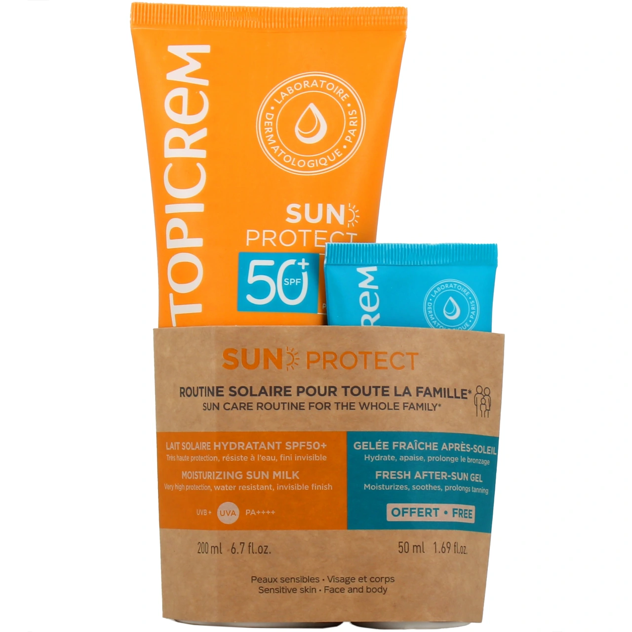 Topicrem Sun Protect Lait Solaire Hydratant SPF 50+ - Vue 5