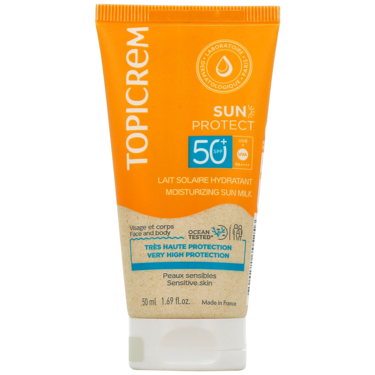 Topicrem Sun Protect Lait Solaire Hydratant SPF 50+ - Sun Protect