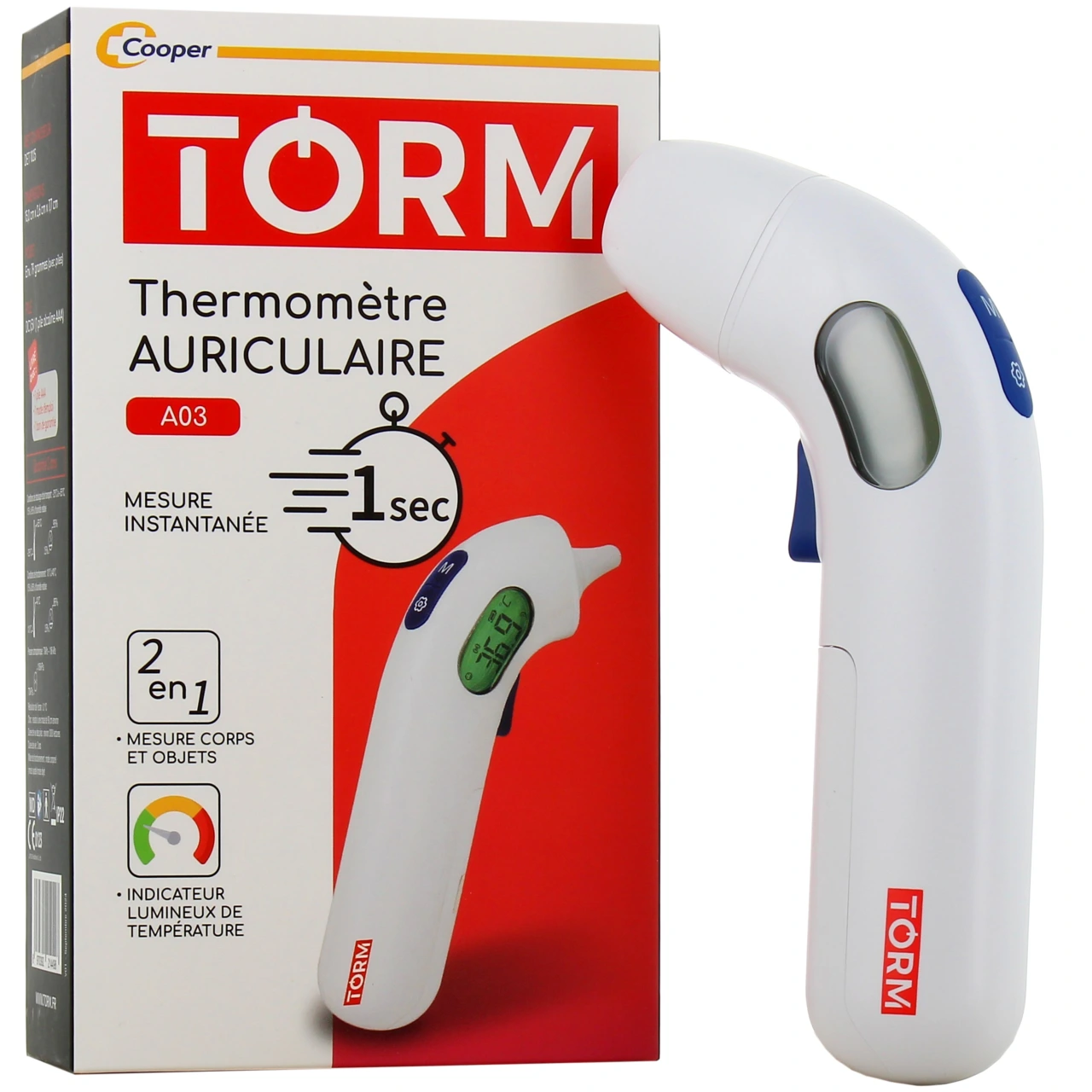 Torm Thermomètre Auriculaire A03 - Torm