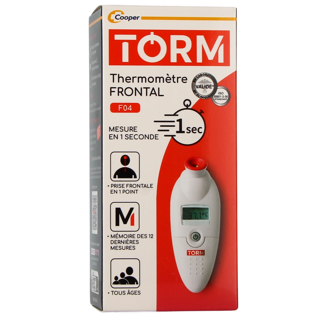 Torm Thermomètre frontal F04 - Torm