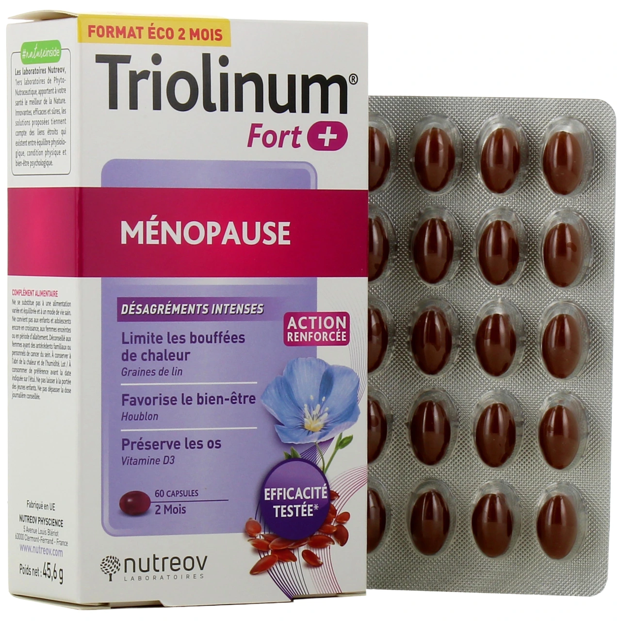 Triolinum Fort Ménopause - Nutreov Physcience