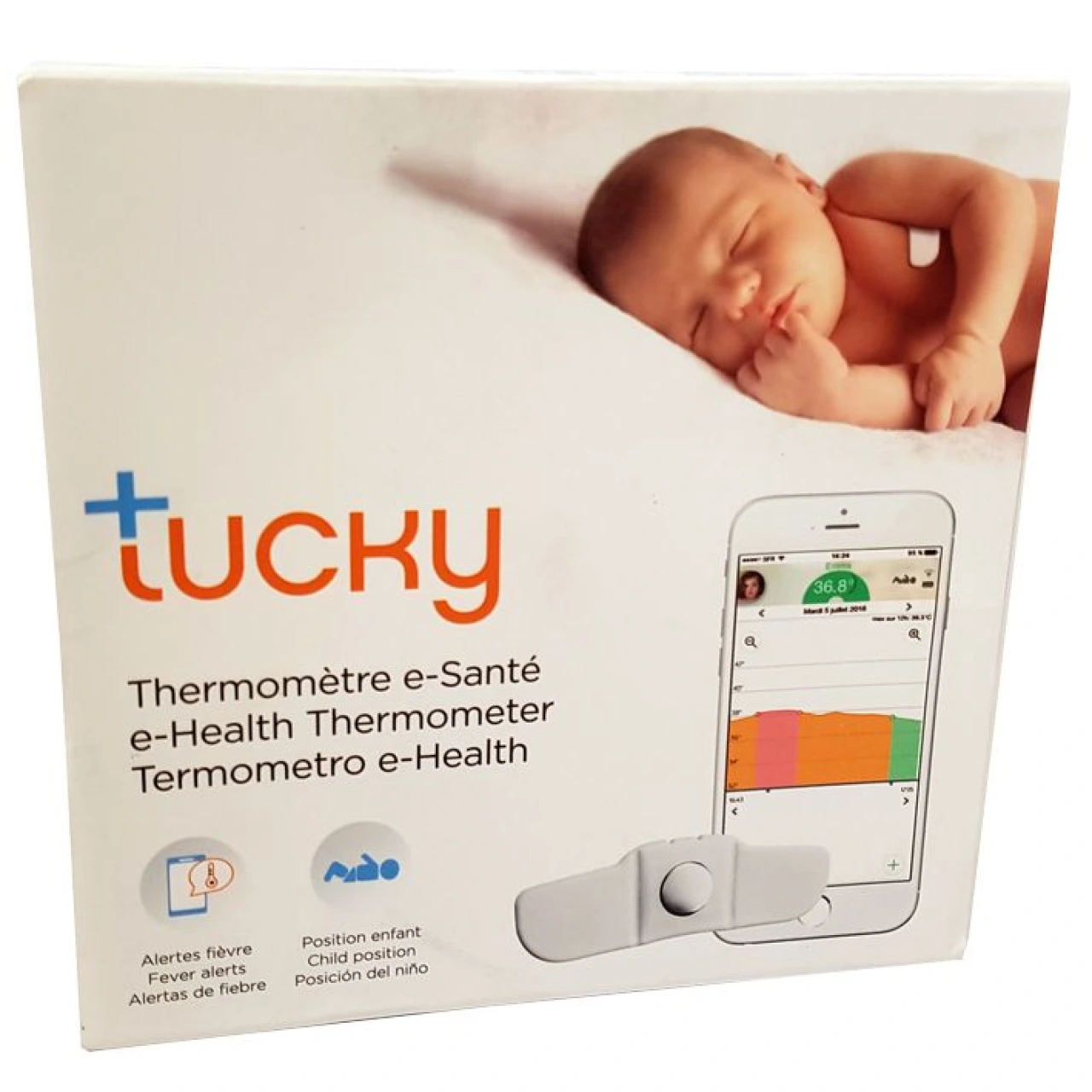 Distroff Tucky e-Santé Thermomètre Bébé Connecté - e-TakesCare