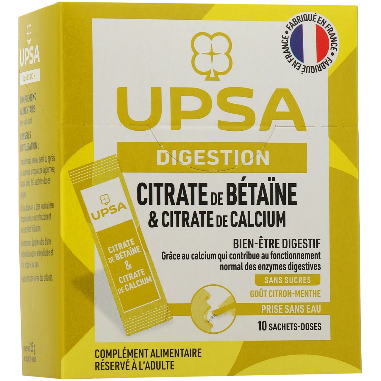 UPSA Digestion Citrate de Bétaïne & Citrate de Calcium - UPSA