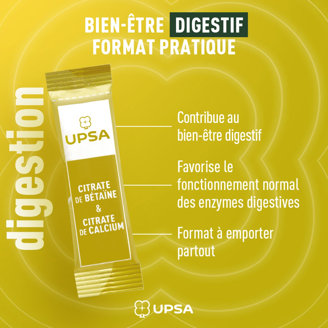 UPSA Digestion Citrate de Bétaïne & Citrate de Calcium - Vue 2