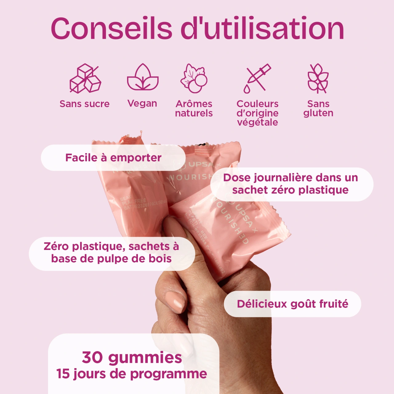 UPSA Gummies 7 en 1 Beauté - Vue 6