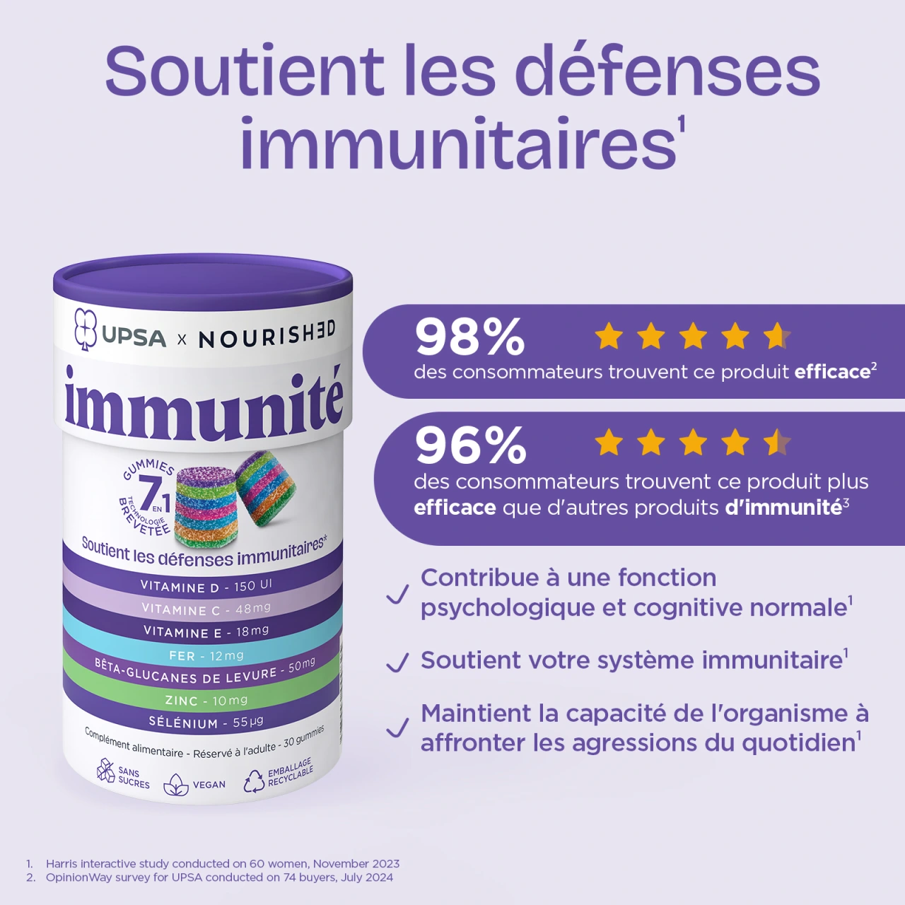 UPSA Gummies 7 en 1 Immunité - Vue 4