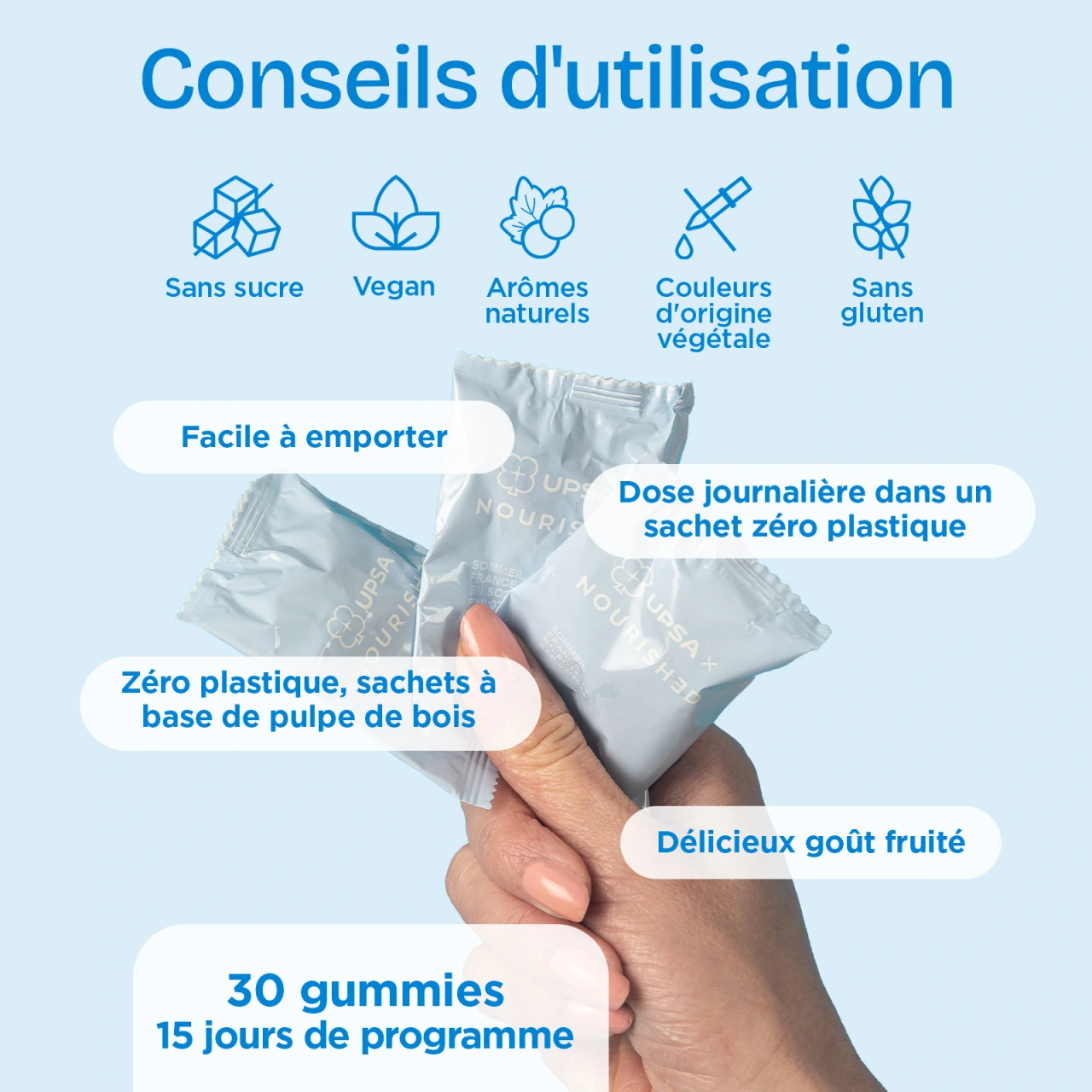 UPSA Gummies 7 en 1 Sommeil - Vue 6
