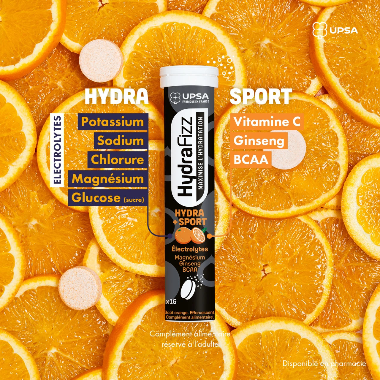 UPSA HydraFizz - Vue 20