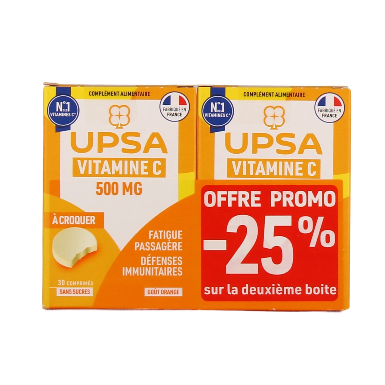 UPSA Vitalité Vitamine C 500 mg Comprimés à Croquer - Vue 2