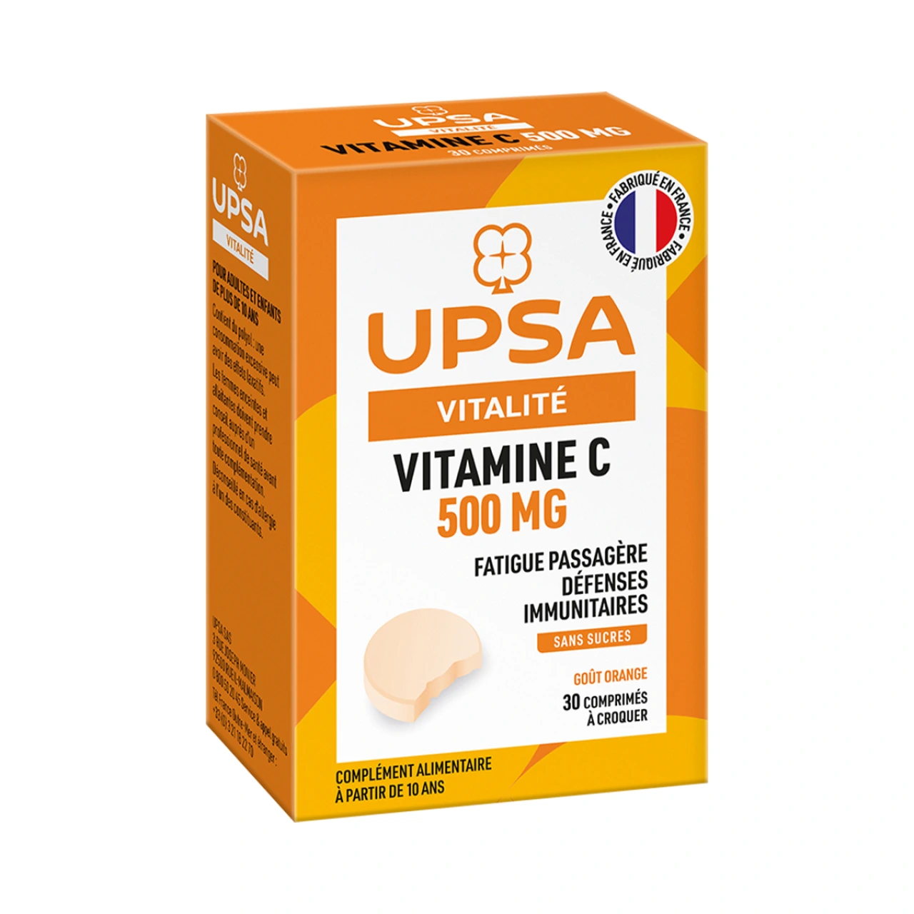 UPSA Vitalité Vitamine C 500 mg Comprimés à Croquer - Vue 5