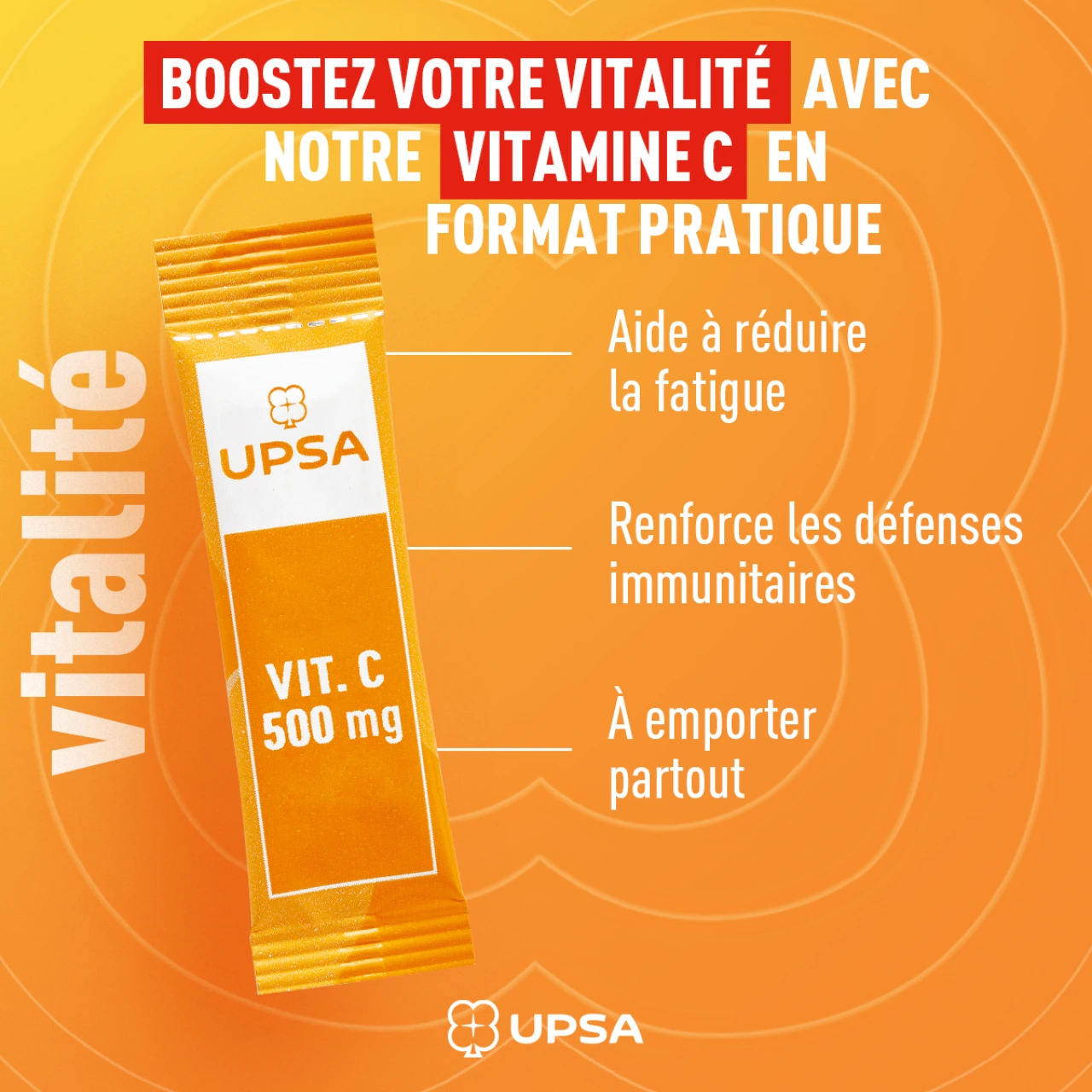 UPSA Vitalité Vitamine C 500 mg Sticks - Vue 2