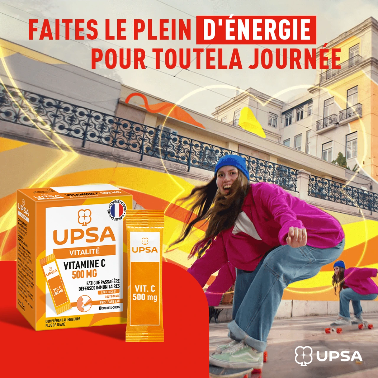 UPSA Vitalité Vitamine C 500 mg Sticks - Vue 5