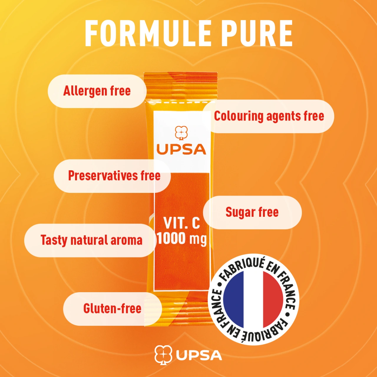 UPSA Vitamine C 1000mg sticks - Vue 3
