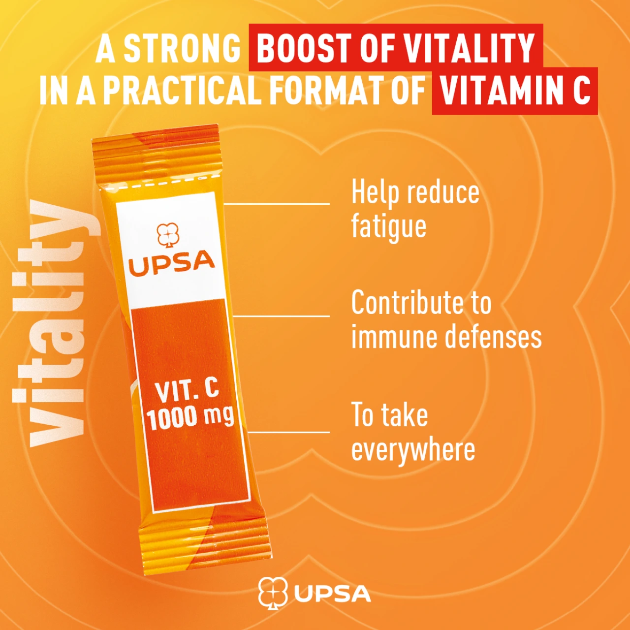 UPSA Vitamine C 1000mg sticks - Vue 2