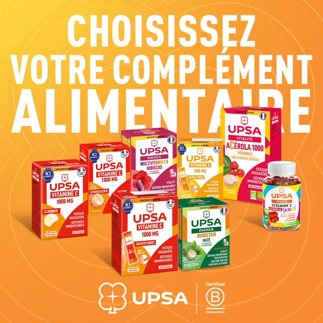 UPSA Vitamine C 1000mg sticks - Vue 6