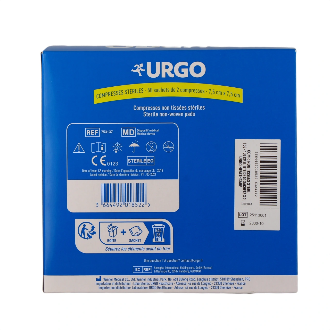 Urgo Compresses Stériles Non Tissées - Vue 3