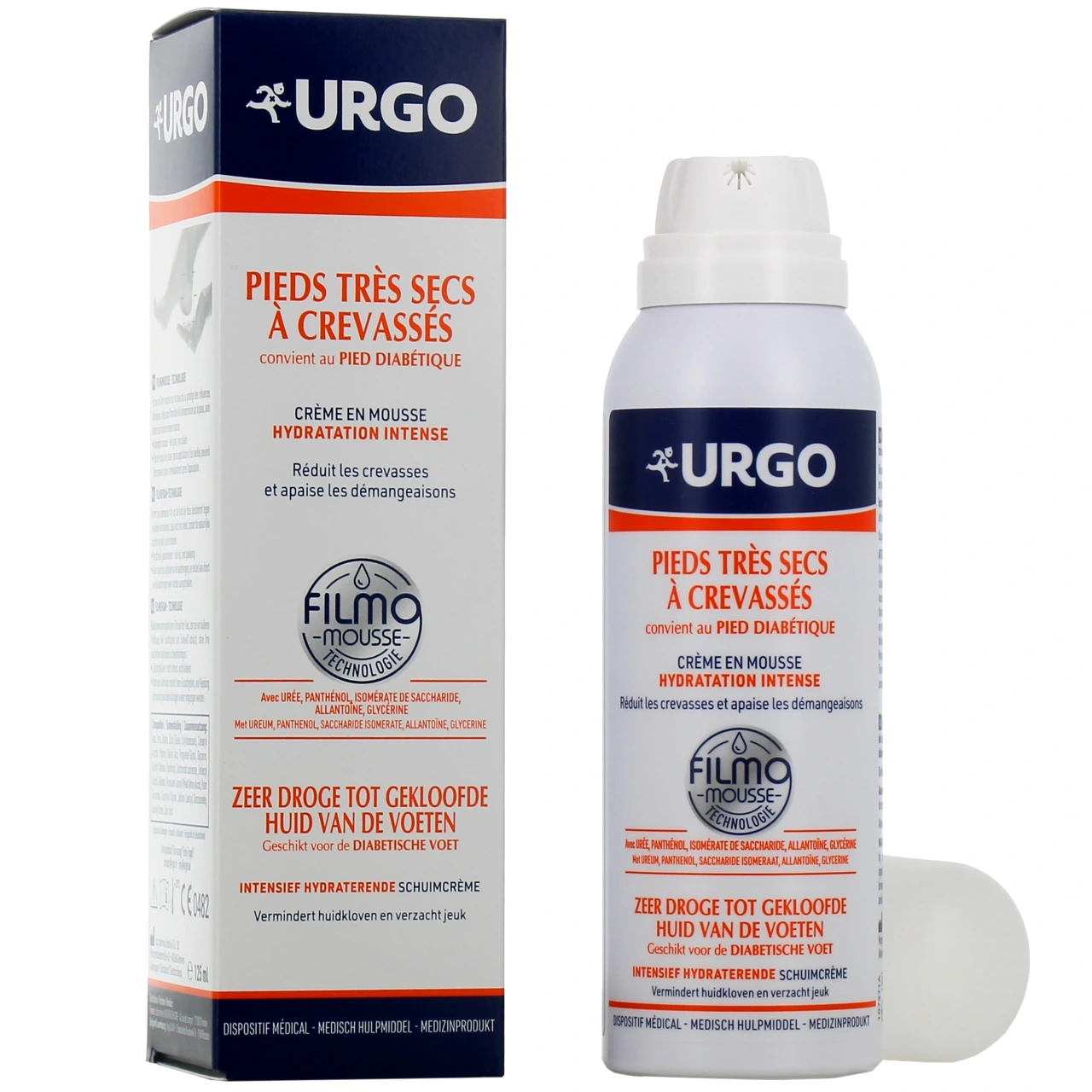 Urgo Crème Mousse Hydratation Intense Pieds Très Secs - Urgo
