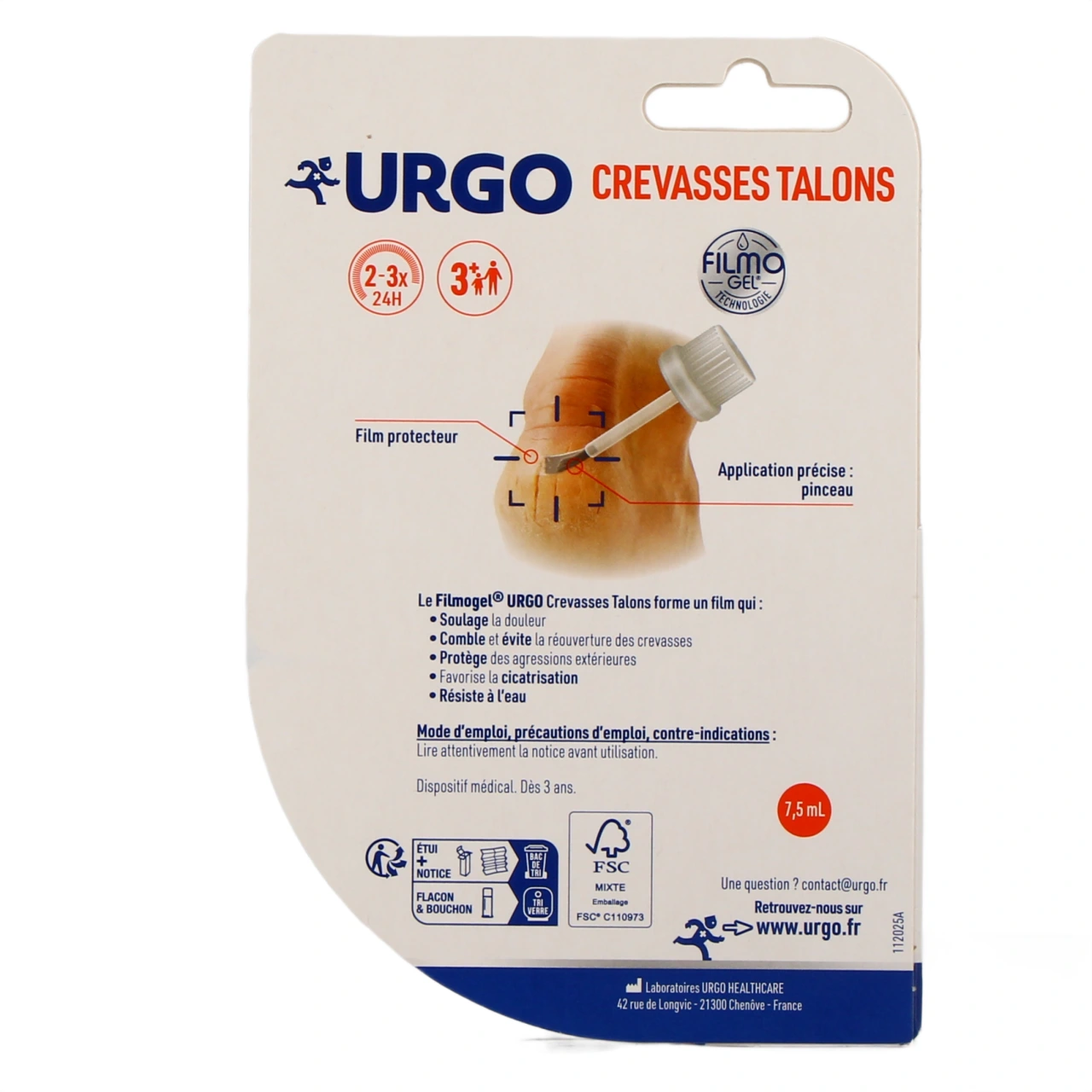Urgo Filmogel Crevasses Talons Fendillés - Vue 3
