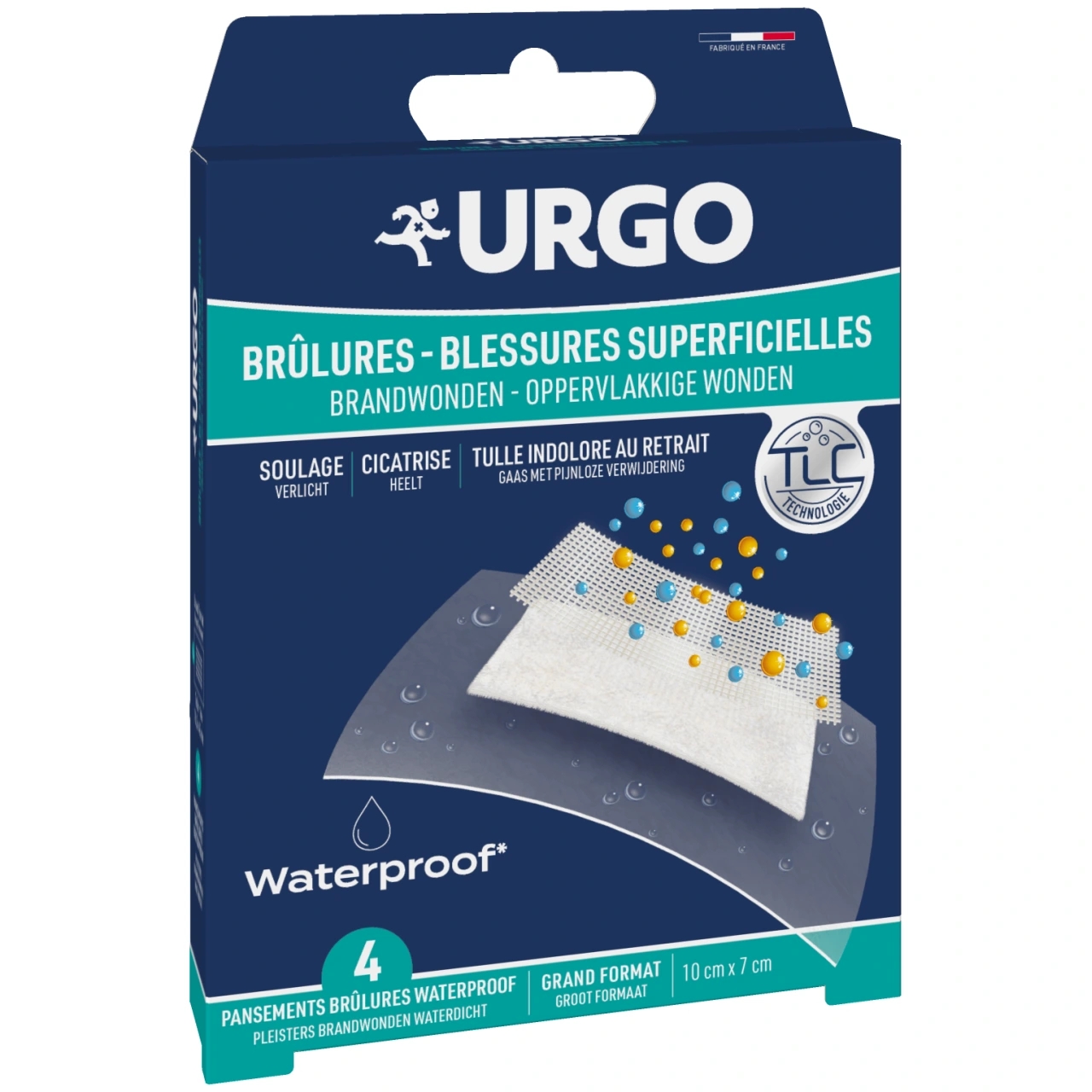 Urgo Pansements Waterproof Brûlures & Blessures Superficielles - Urgo