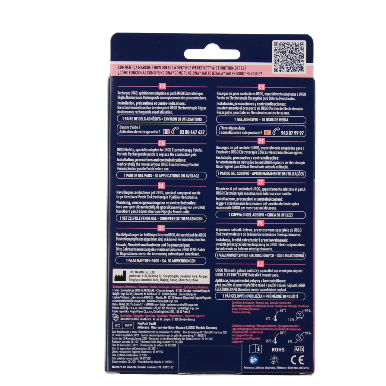 Urgo Patch Electrothérapie règles douloureuses rechargeable - URGOGYN - Vue 5
