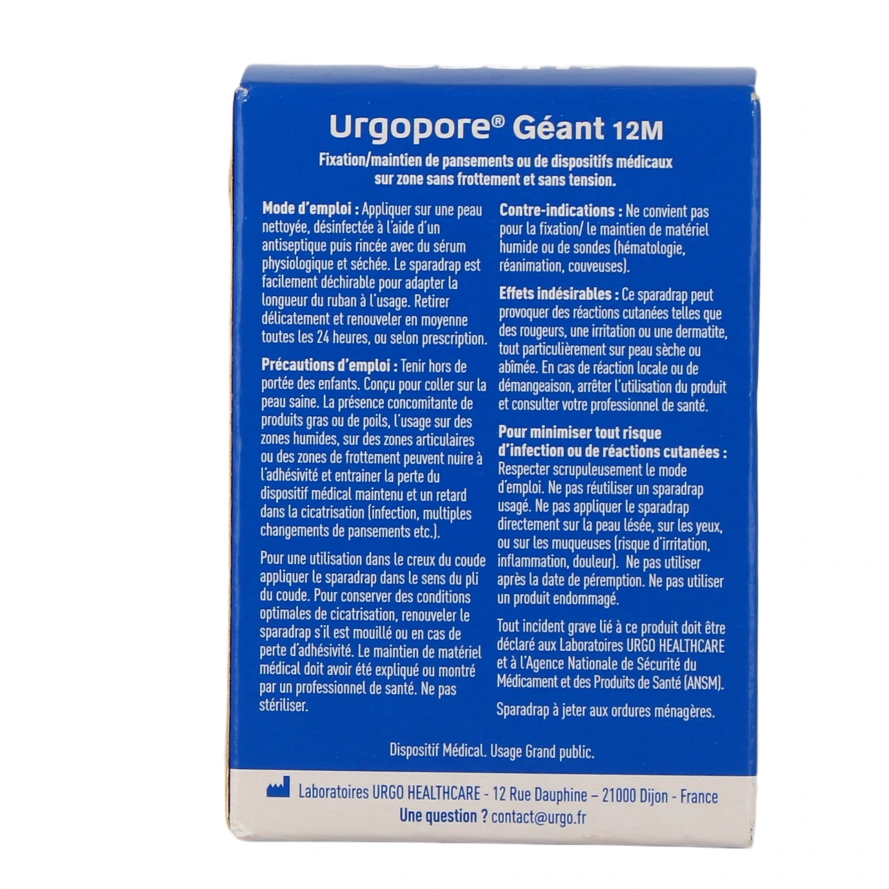 Urgopore Sparadrap - Vue 3