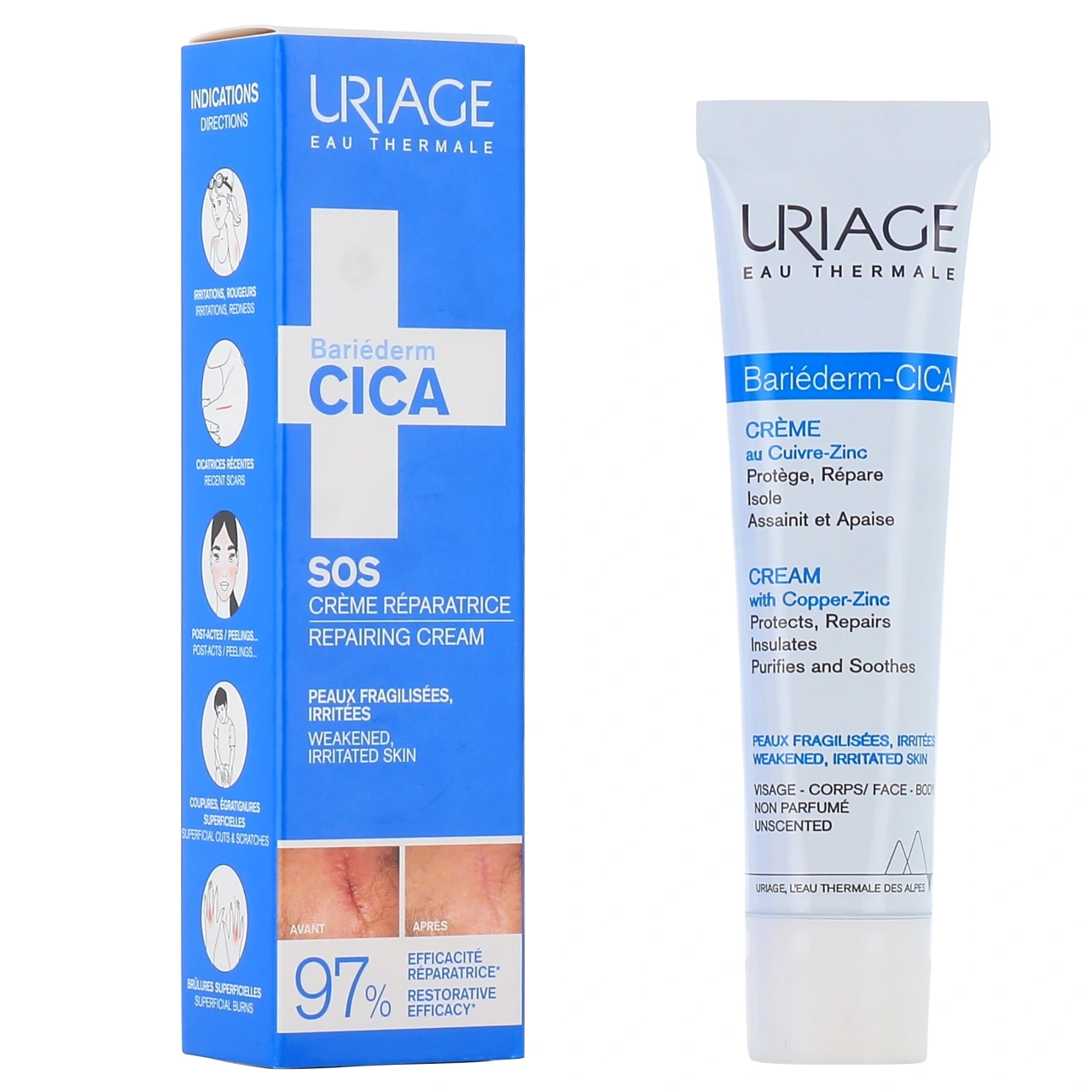 Uriage Bariéderm Cica Crème Réparatrice - Vue 4