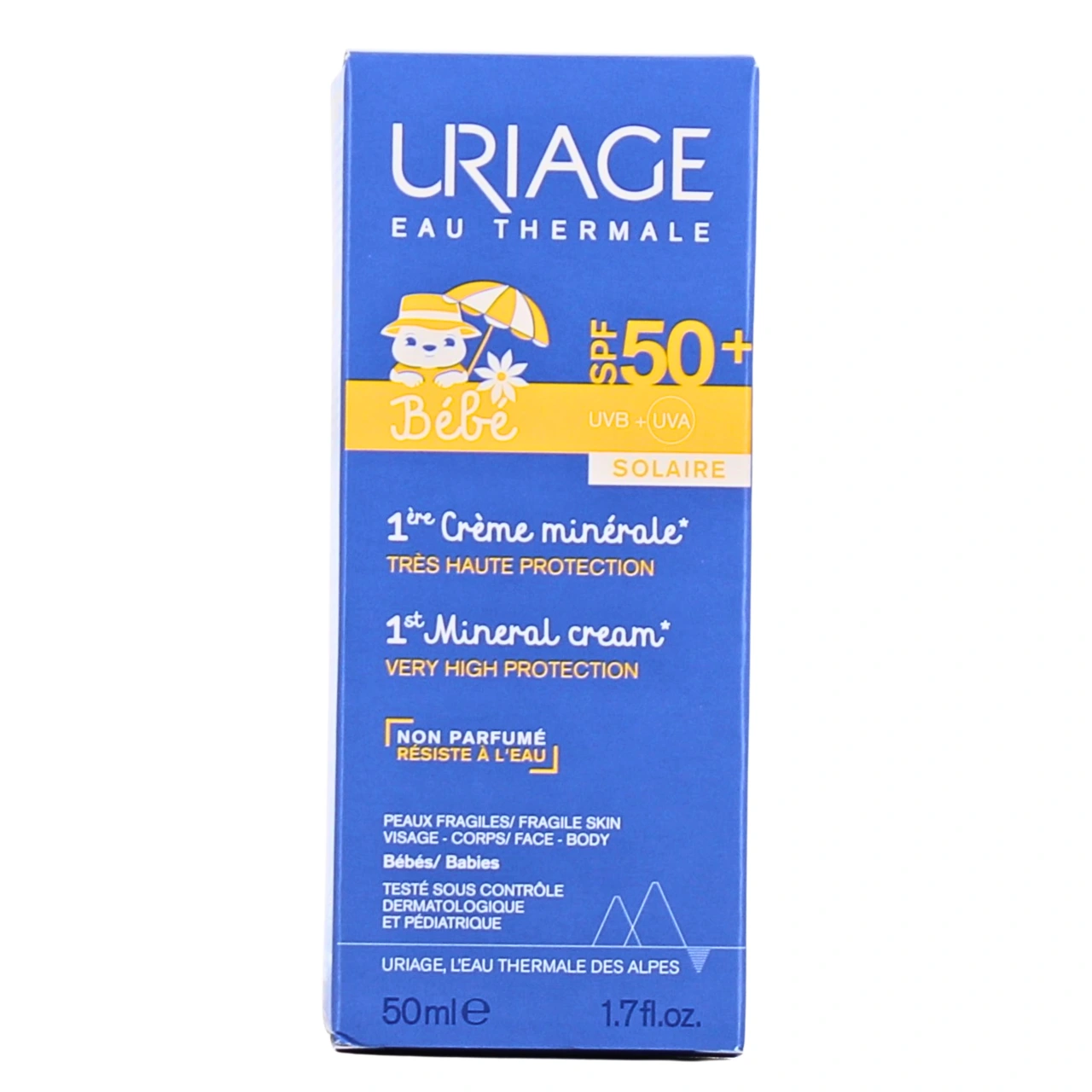 Uriage Bébé 1ere Crème Minérale SPF 50+ - Vue 2