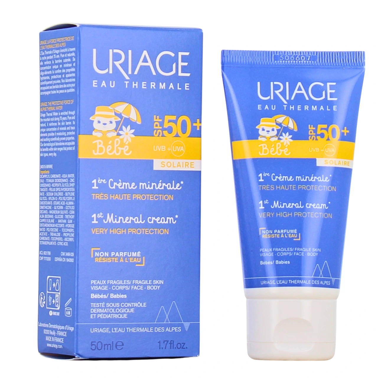 Uriage Bébé 1ere Crème Minérale SPF 50+ - Uriage Bébé