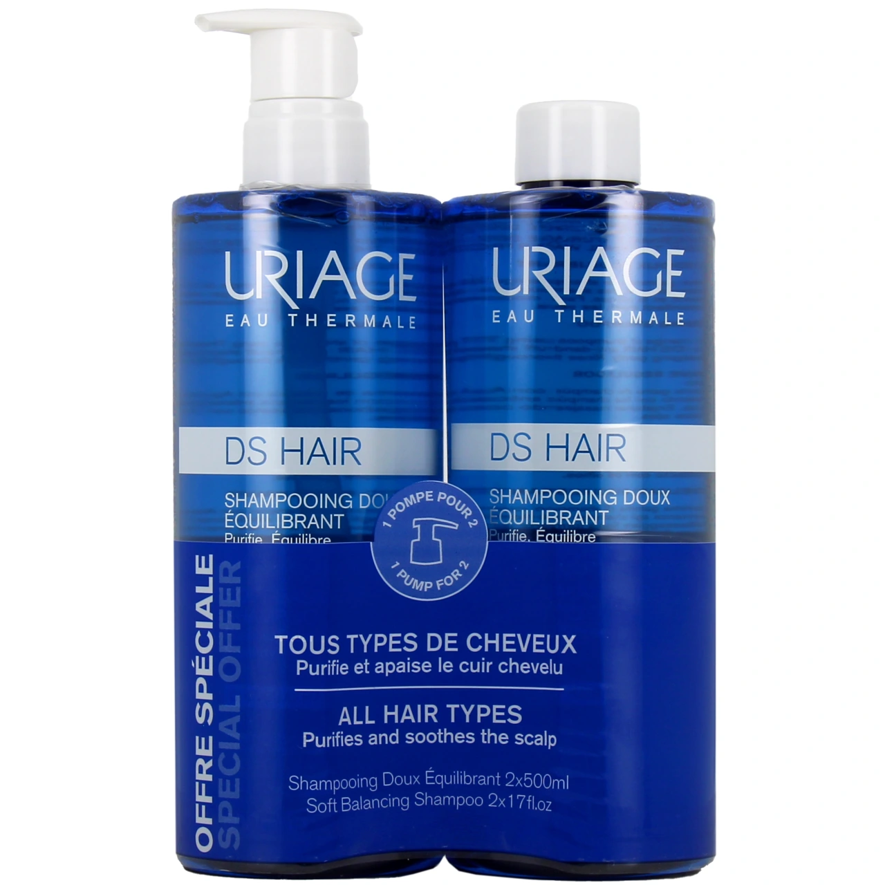 Uriage DS Hair Shampooing Doux Equilibrant - Vue 5