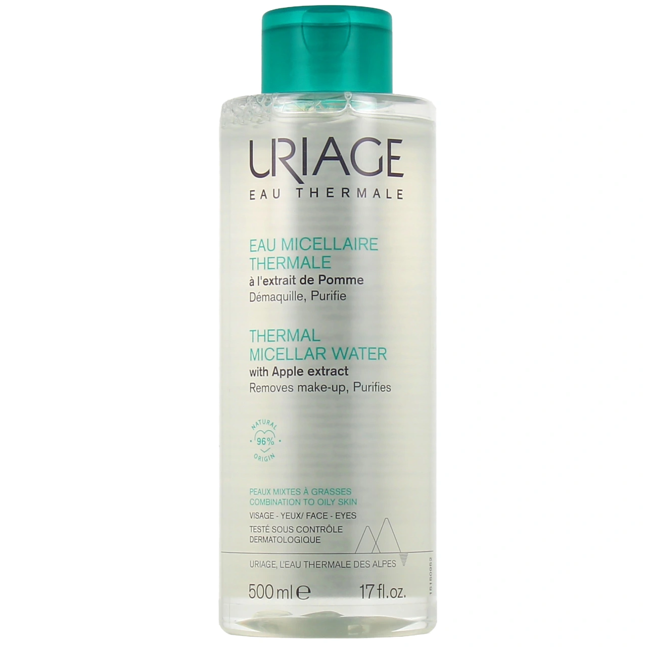 Uriage Eau Micellaire Thermale Peaux Mixtes à Grasses - Vue 5