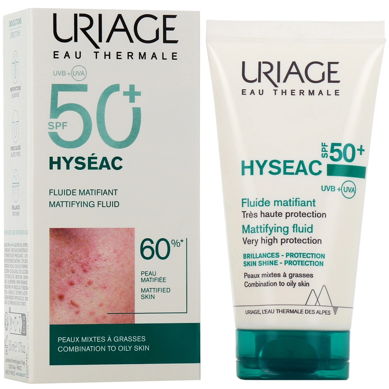 Uriage Hyséac SPF50+ Fluide - Hyséac
