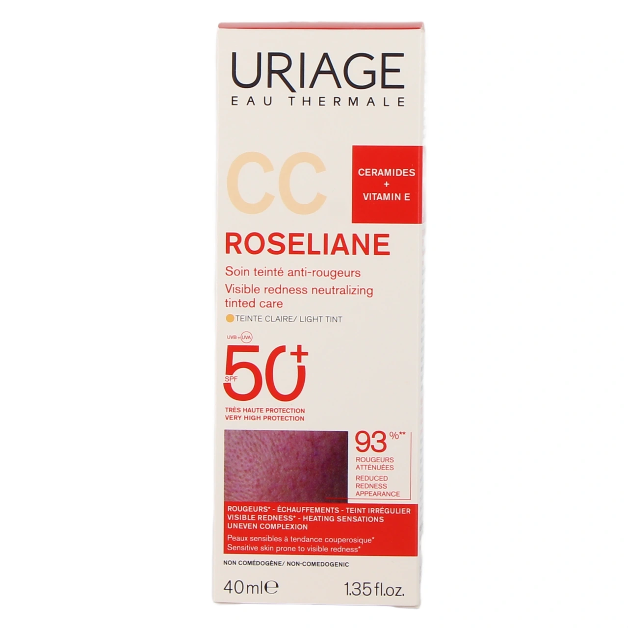 Uriage Roséliane CC Soin Teinté Anti-Rougeurs SPF50+ - Vue 2