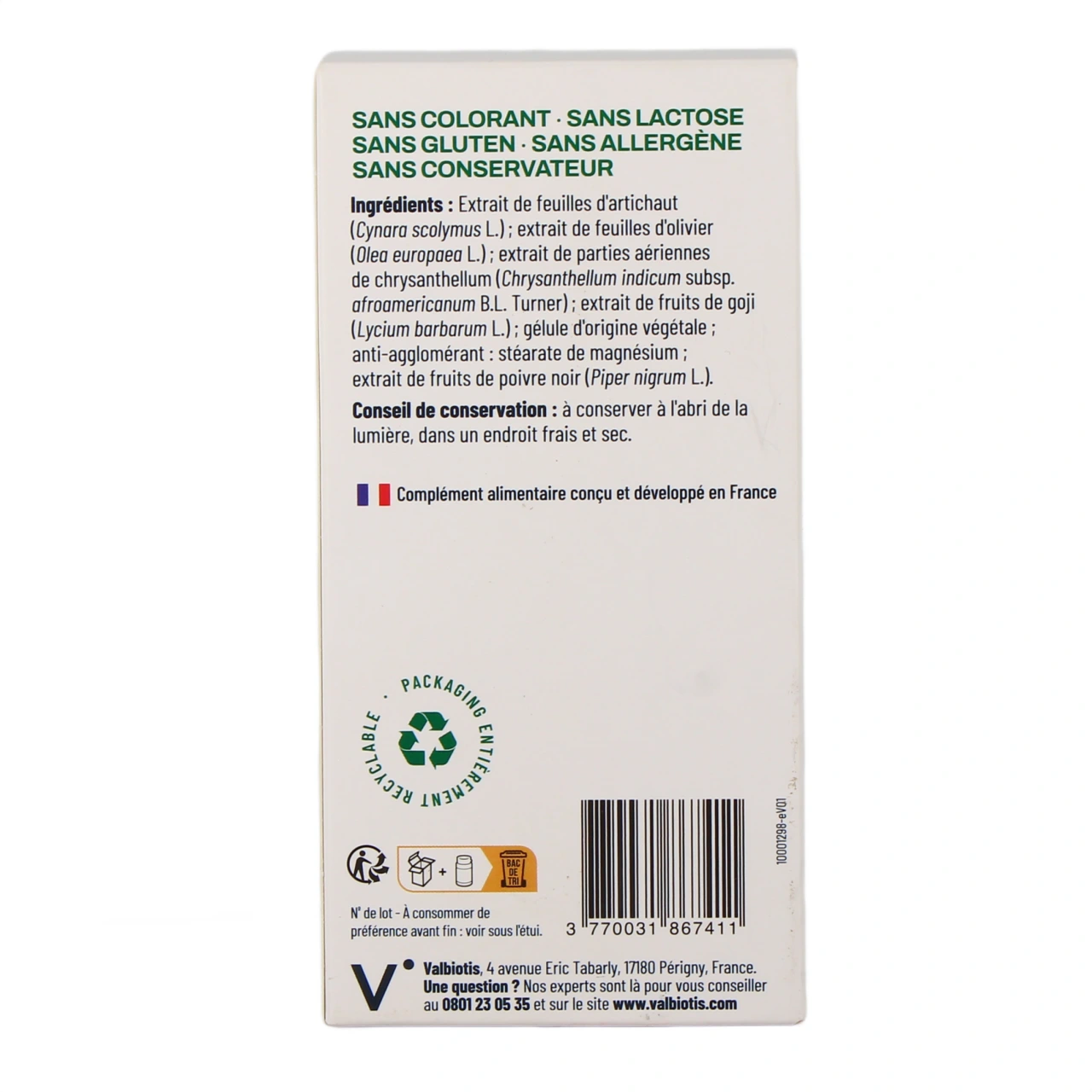 Valbiotis Pro Cholestérol - Vue 5