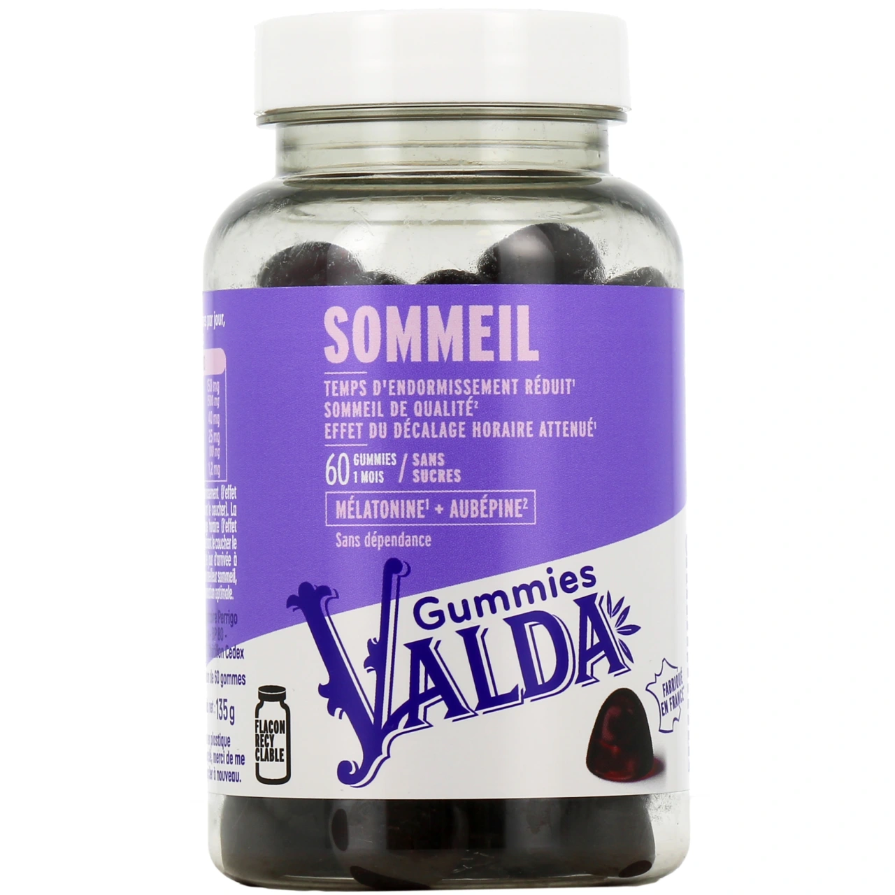 Valda Gummies Sans Sucres Sommeil - Valda