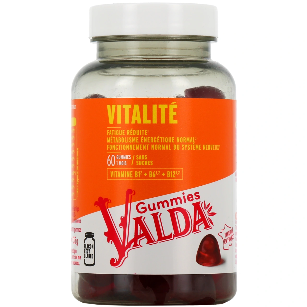 Valda Gummies Sans Sucres Vitalité - Valda