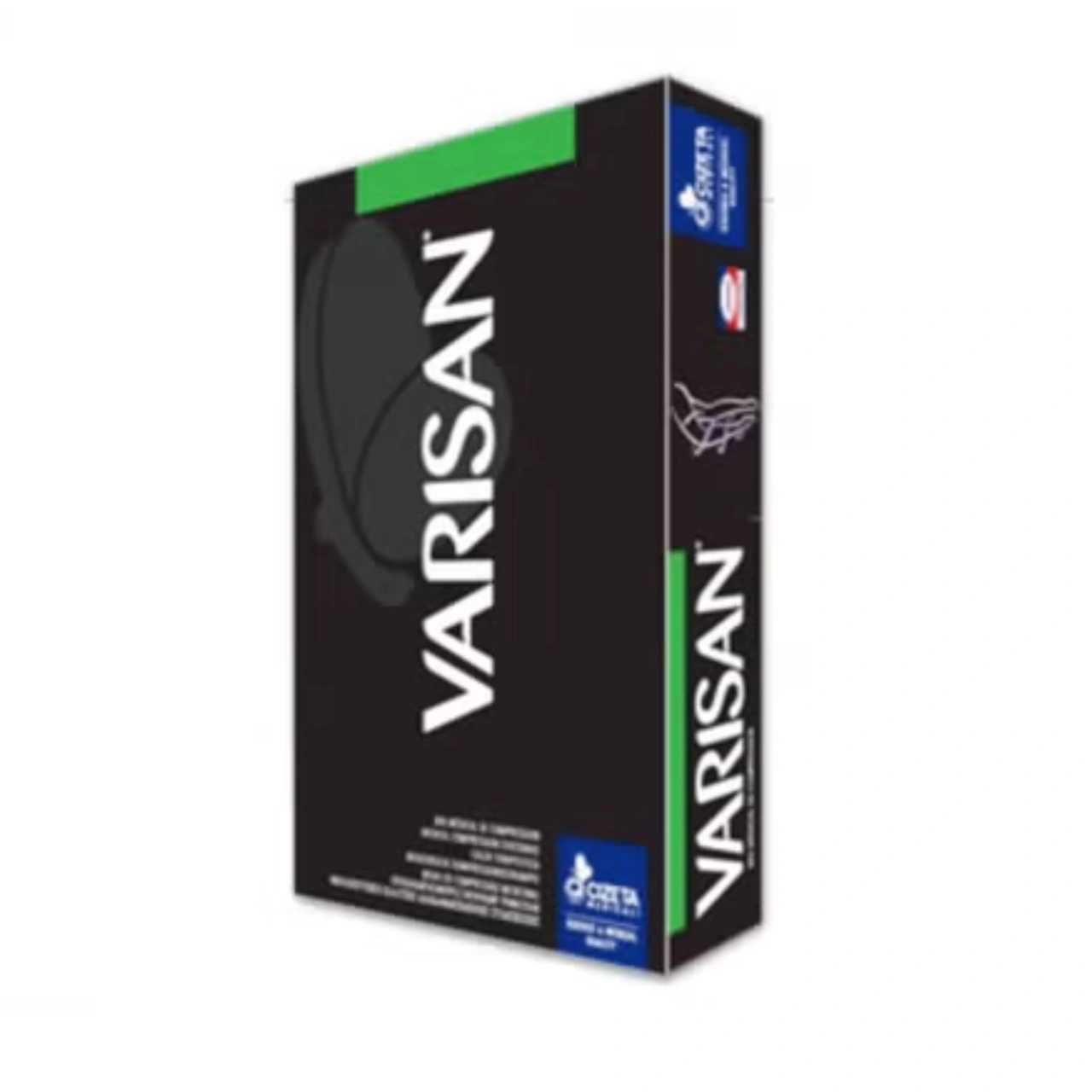 Varisan Naturel Soie Bas de Contention Mixte Classe 2 - Vue 6
