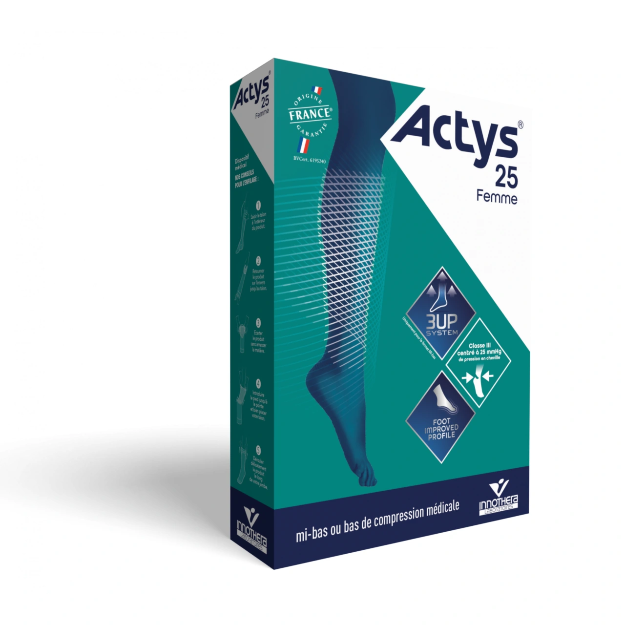Varisma Actys 35 Chaussettes Mixtes Pied Ouvert Classe 3 - Vue 3